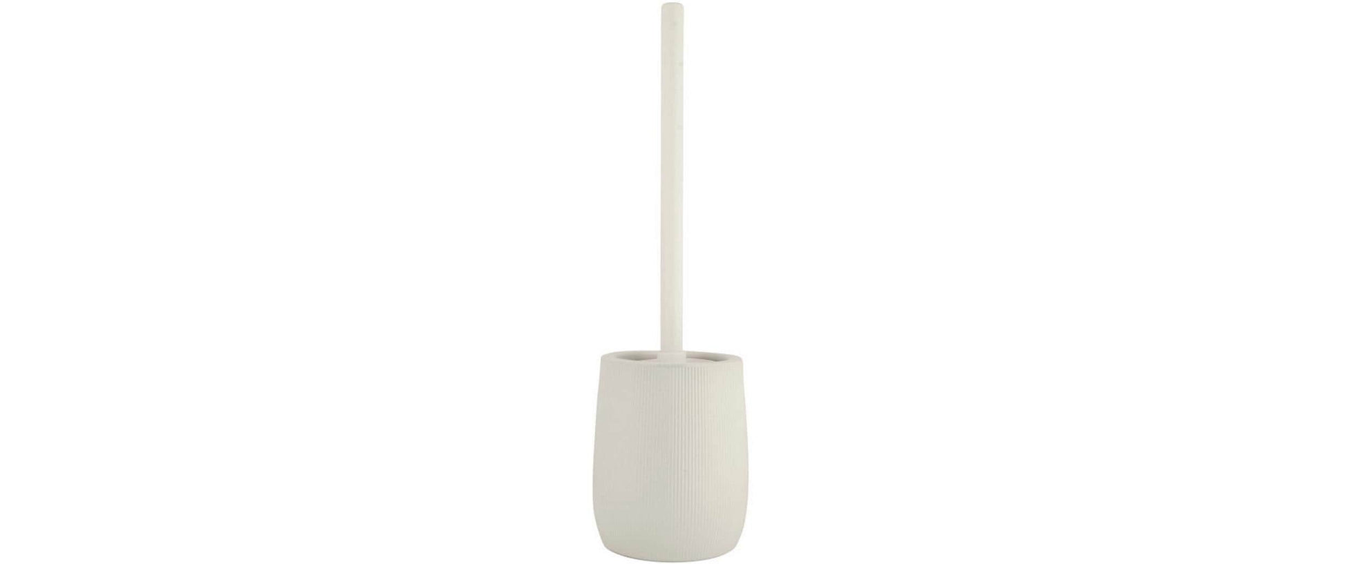 Wenko Fablo – WC-Bürstenset – Keramik, Weiss, H 39,5 cm, Ø 12 cm