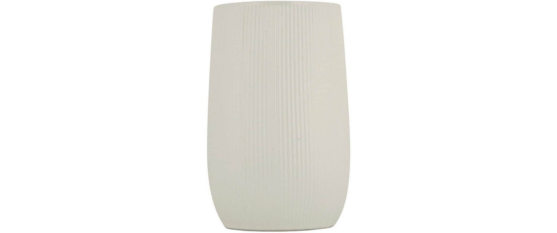 Wenko Zahnputzbecher Fablo – 8×12×8 cm, Keramik, Creme