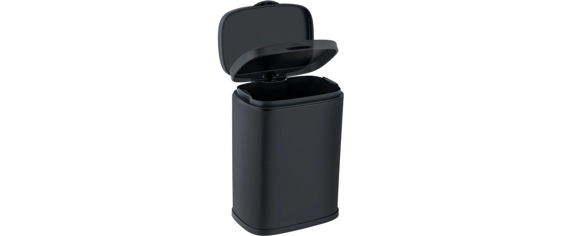 Wenko Kosmetikeimer Sare – 3 l – Edelstahl, rechteckig – schwarz