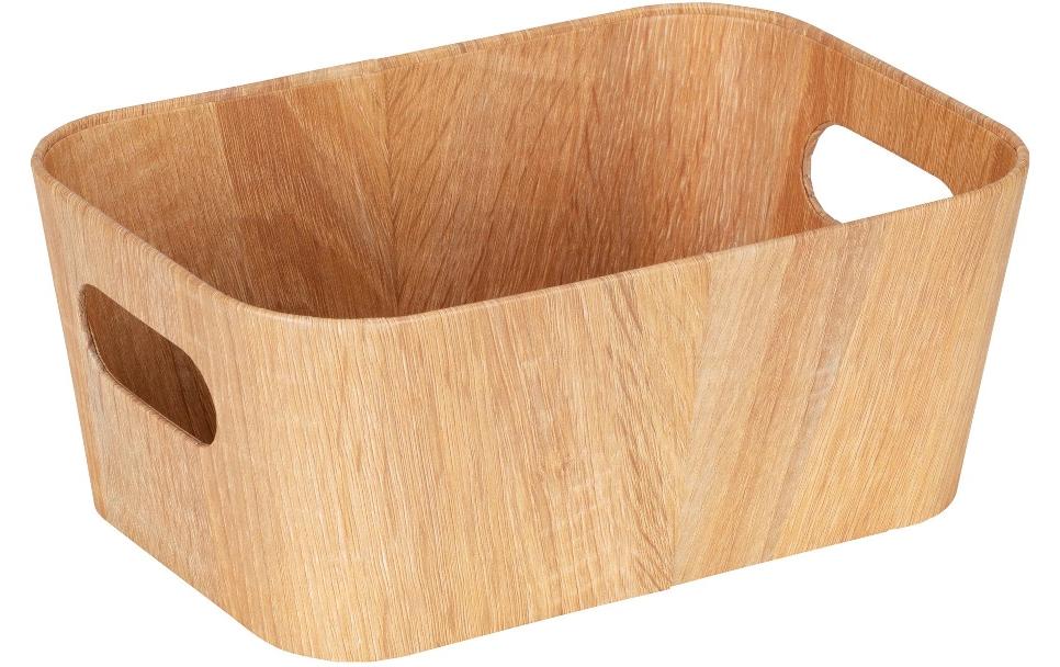 Wenko Longiano S Aufbewahrungsbox – Papier – Beige – 180 × 260 × 110 mm