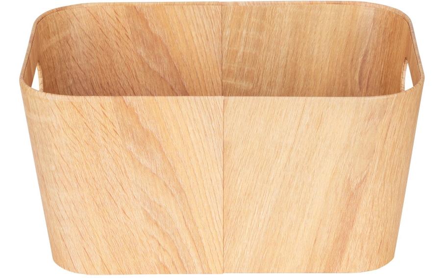 Wenko Longiano L Aufbewahrungsbox – Papier – Beige – 305 × 230 × 152 mm