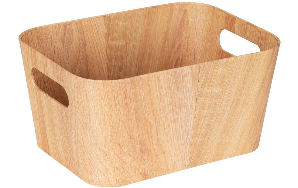 Wenko Longiano L Aufbewahrungsbox – Papier – Beige – 305 × 230 × 152 mm