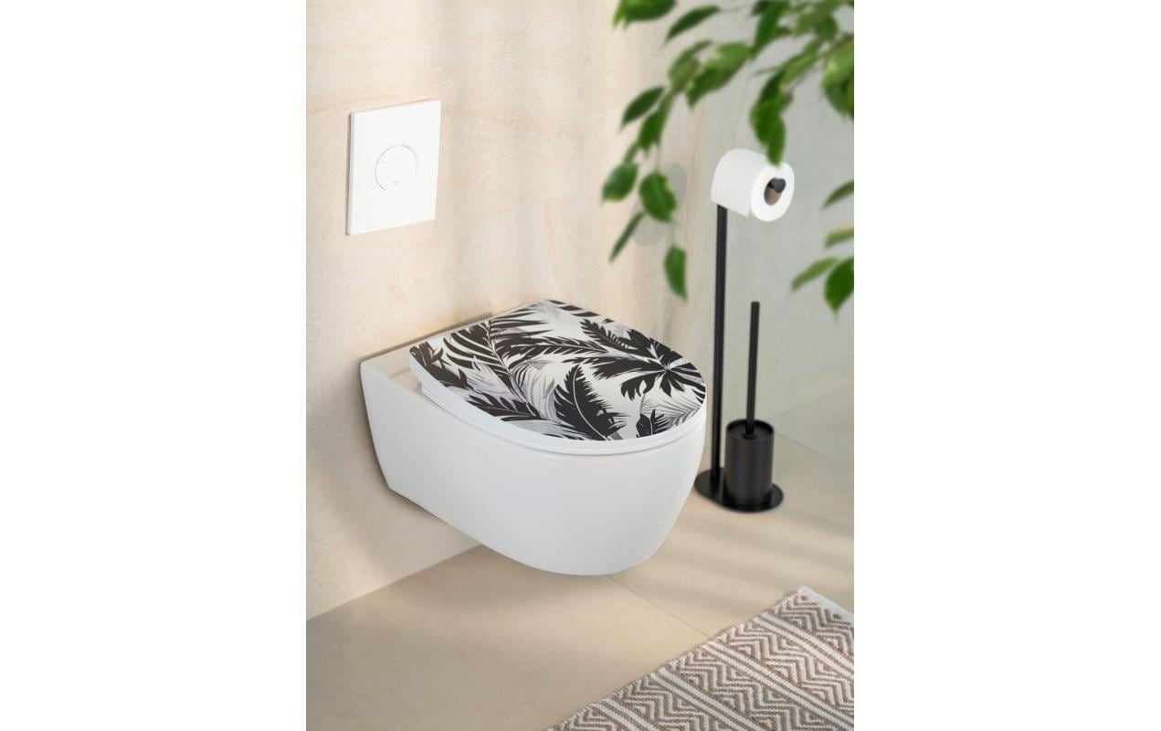 Wenko Agen – WC-Sitz – Thermoplast, mit Softclose, 36 × 44 cm