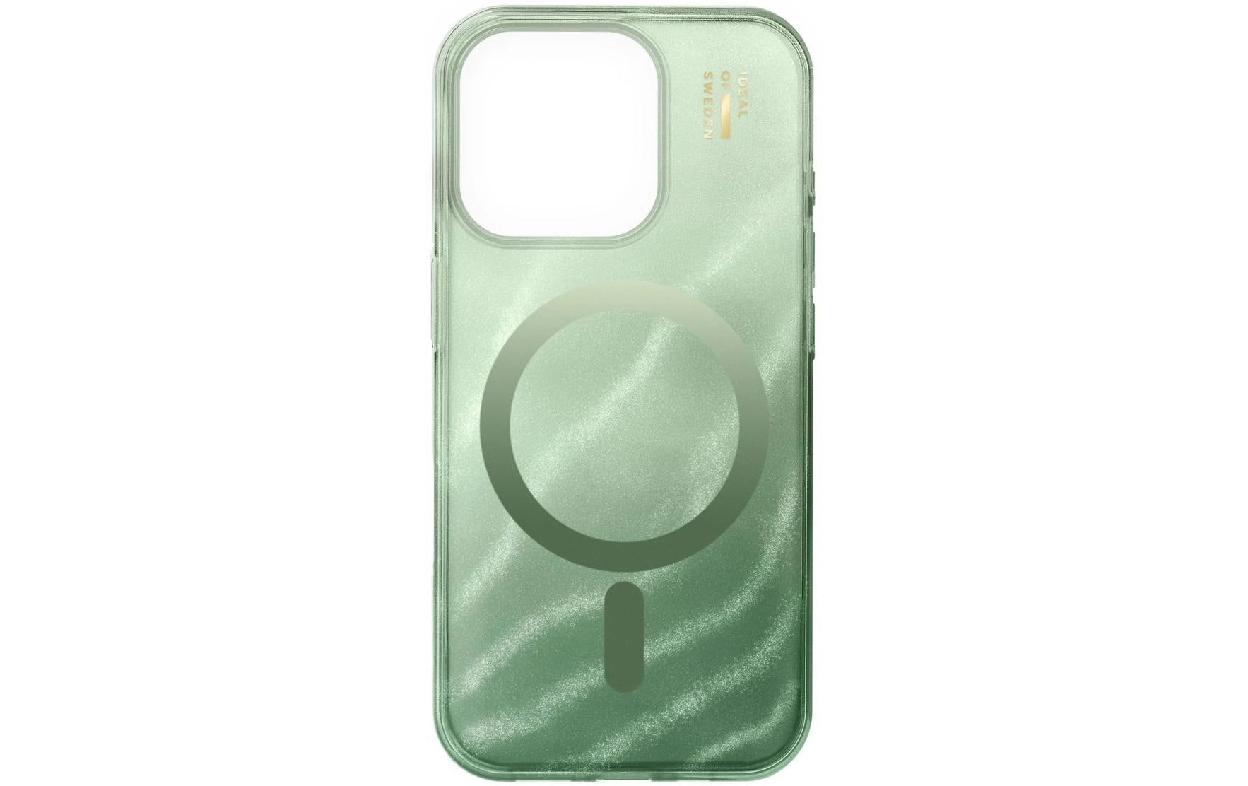 iDeal of Sweden Clear Cover – Rückcover – für Apple iPhone 16 Pro Max, MagSafe, PC+TPU, Salbeigrün