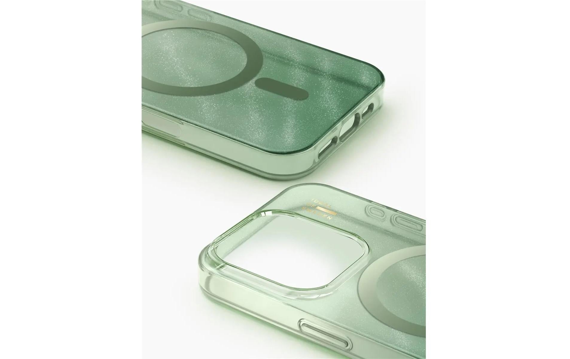 iDeal of Sweden Clear Cover – Rückcover – für Apple iPhone 16 Pro Max, MagSafe, PC+TPU, Salbeigrün
