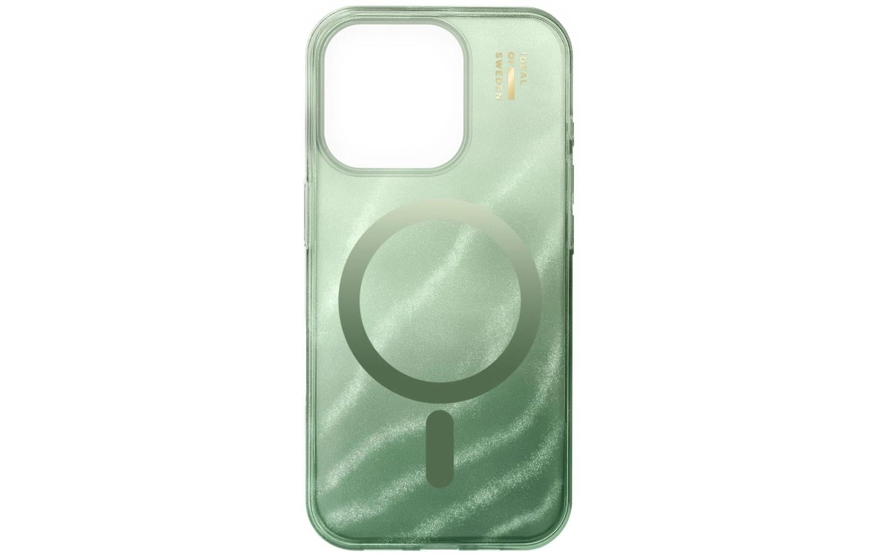 iDeal of Sweden Clear Cover – Rückcover – für Apple iPhone 16 Pro – MagSafe, PC+TPU, Salbeigrün