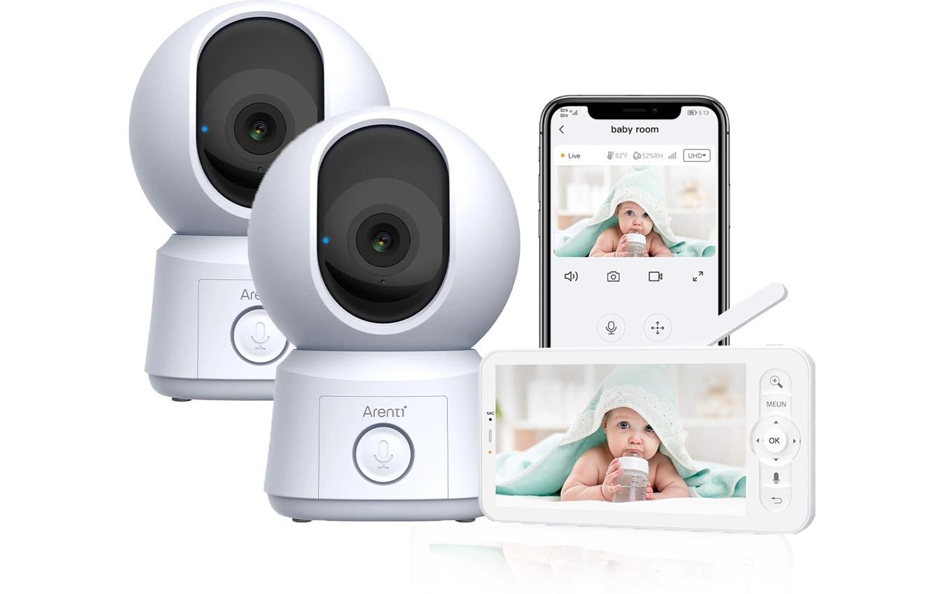 Arenti NANNY BC12S 2× Kamera-Kit – 3MP – WLAN