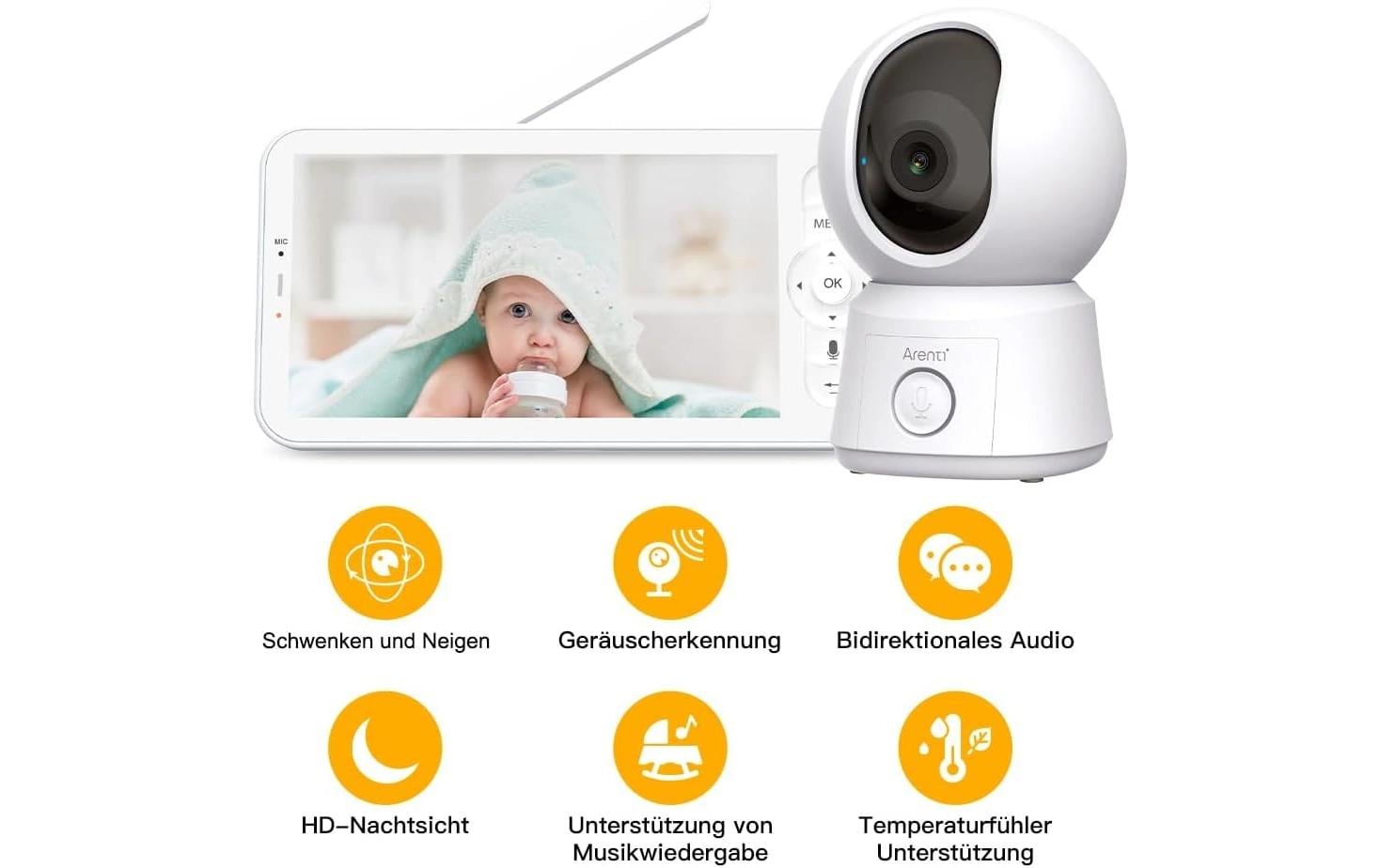 Arenti Ainanny BC12S – 2 MP – WLAN, Netzbetrieb
