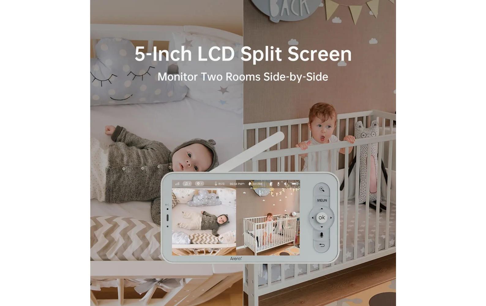 Arenti AInanny – Babyphone (Video), Indoor, WLAN, Netzbetrieb, Reichweite 50 m, Display