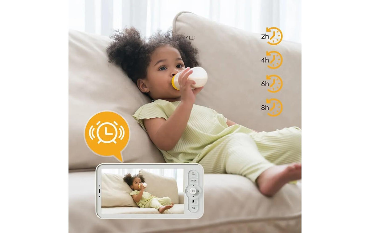 Arenti AINanny 2 – Video-Babyphone-Set, 2 Kameras, mit Display – WLAN – Akku/Netzbetrieb