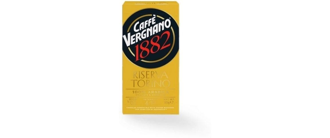 Caffè Vergnano Riserva Torino Arabica – Kapseln – Café Crème, 10 Kapseln
