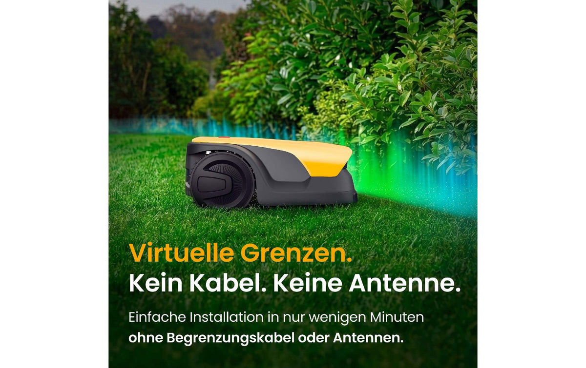 Stiga A10v Rasenmähroboter – 2,5 Ah – 18 cm Schnittbreite – 600 m² Mähfläche – GPS