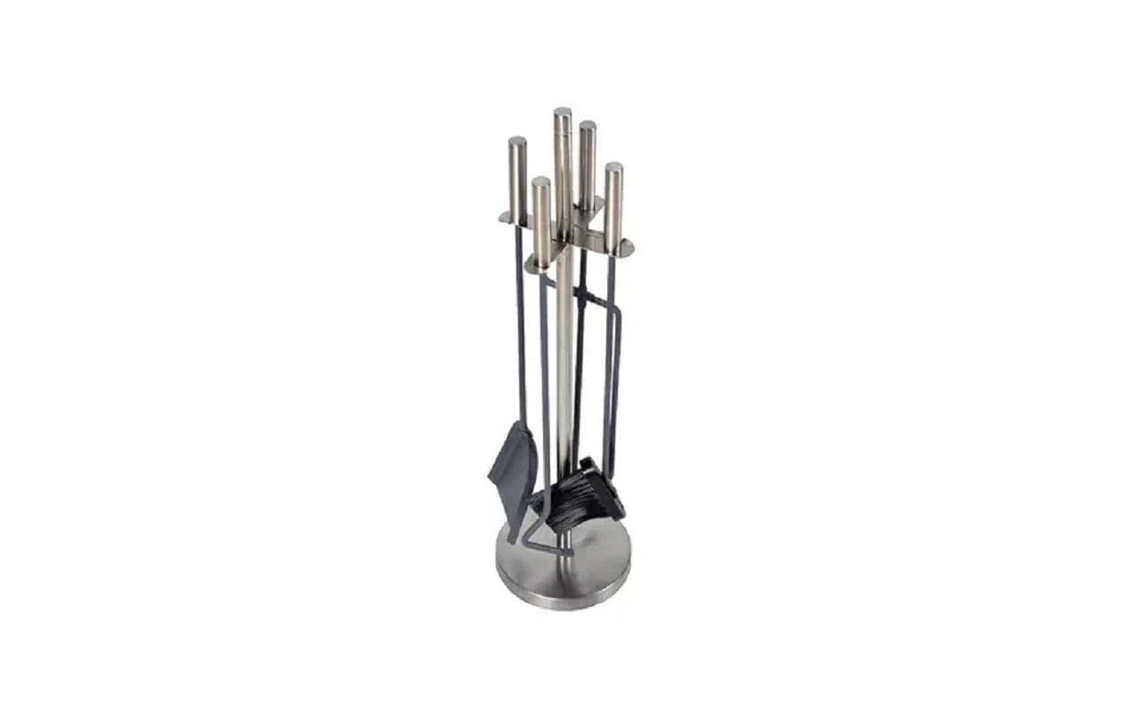 Bbq dragon ELDUR Feuerzubehör – 4-teilig – Stahl, Breite 18 cm