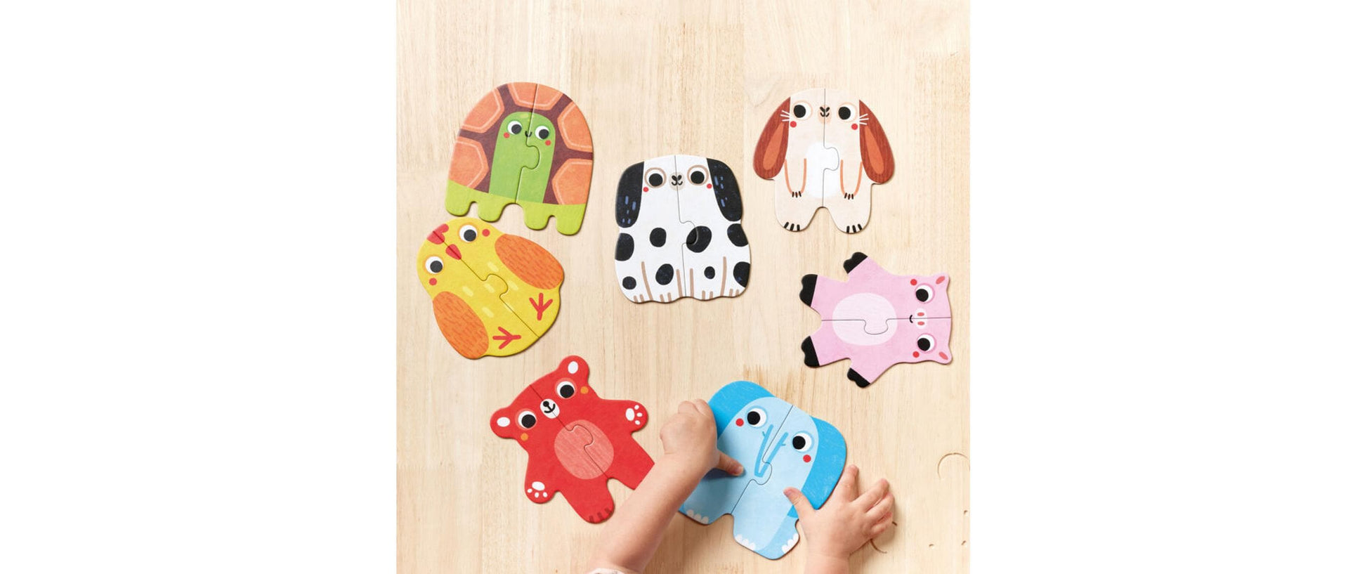 Banana panda Mein erstes Tierpuzzle – Tiere – 14 Teile – 20 cm – ab 1,3 Jahren