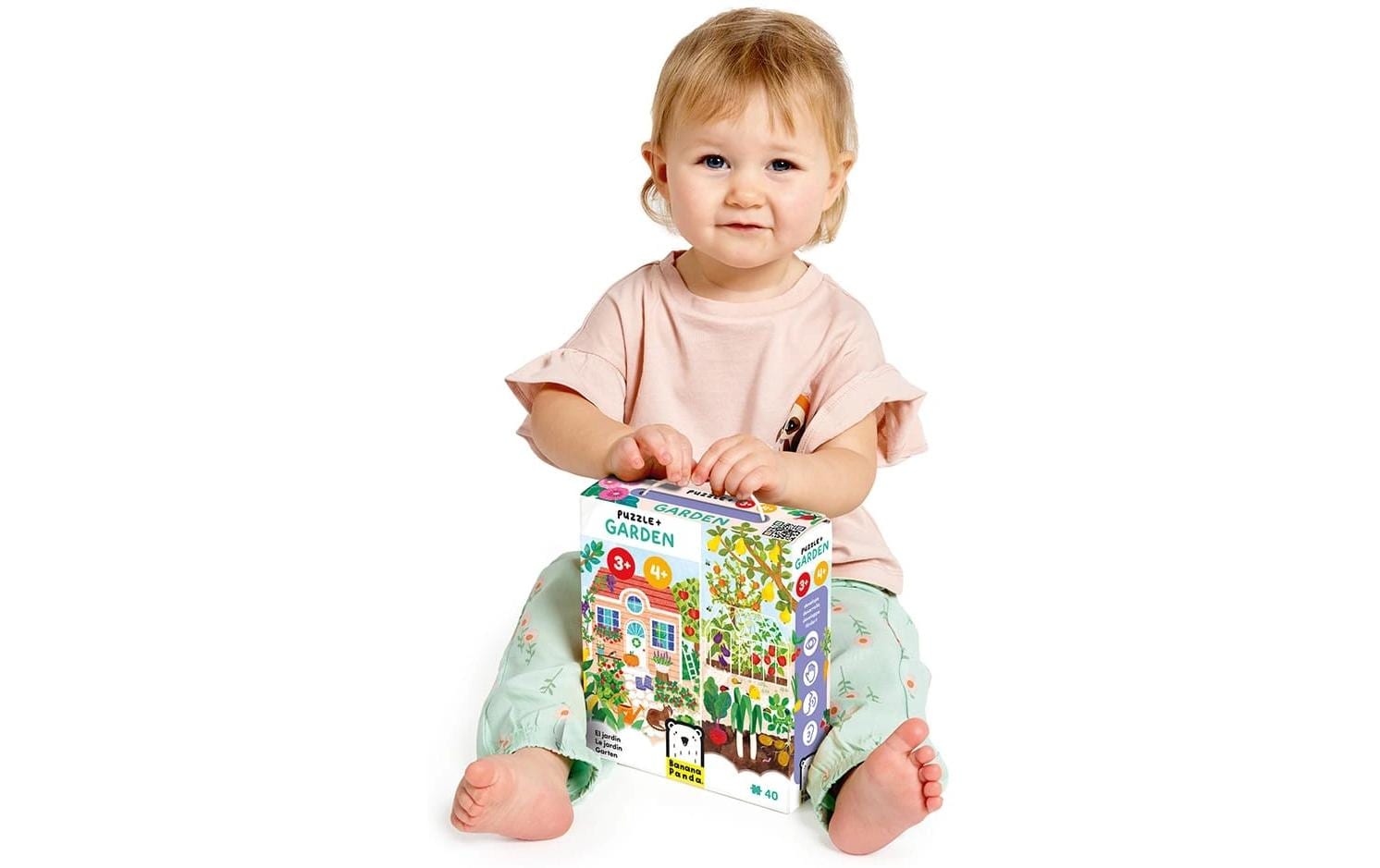 Banana panda Puzzle Landschaft/Natur – 74 Teile – 16,5 × 5 cm – ab 3 Jahren – Karton/Papier/Pappe