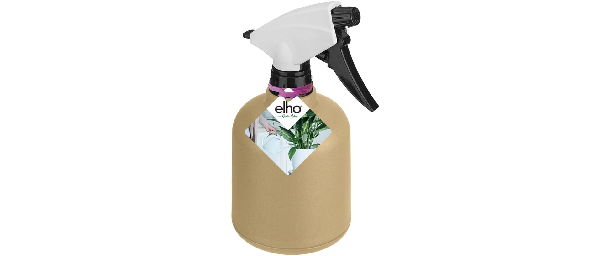 Elho Sprühflasche B FOR SOFT – 0,6 l – Recycling-Kunststoff – Gold