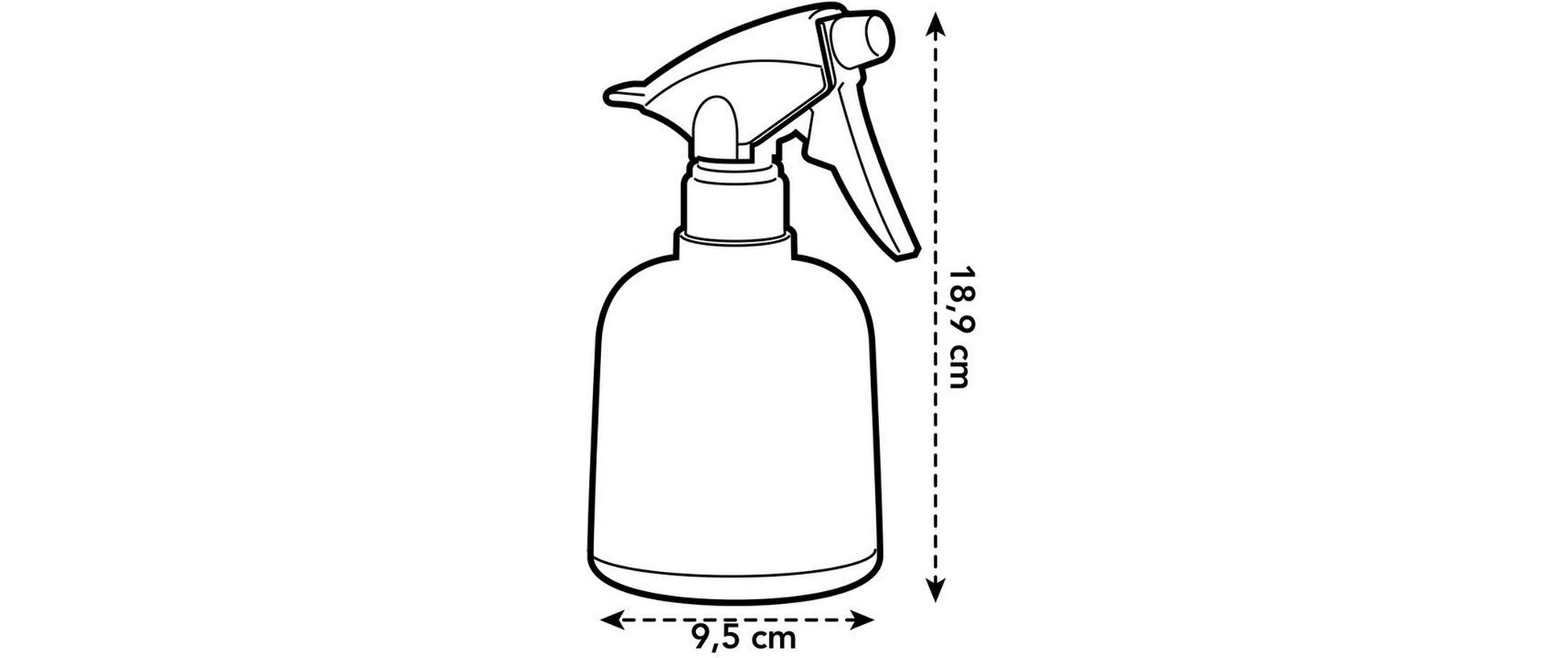 Elho Sprühflasche B FOR SOFT – 0,6 l – Recycling-Kunststoff – Gold