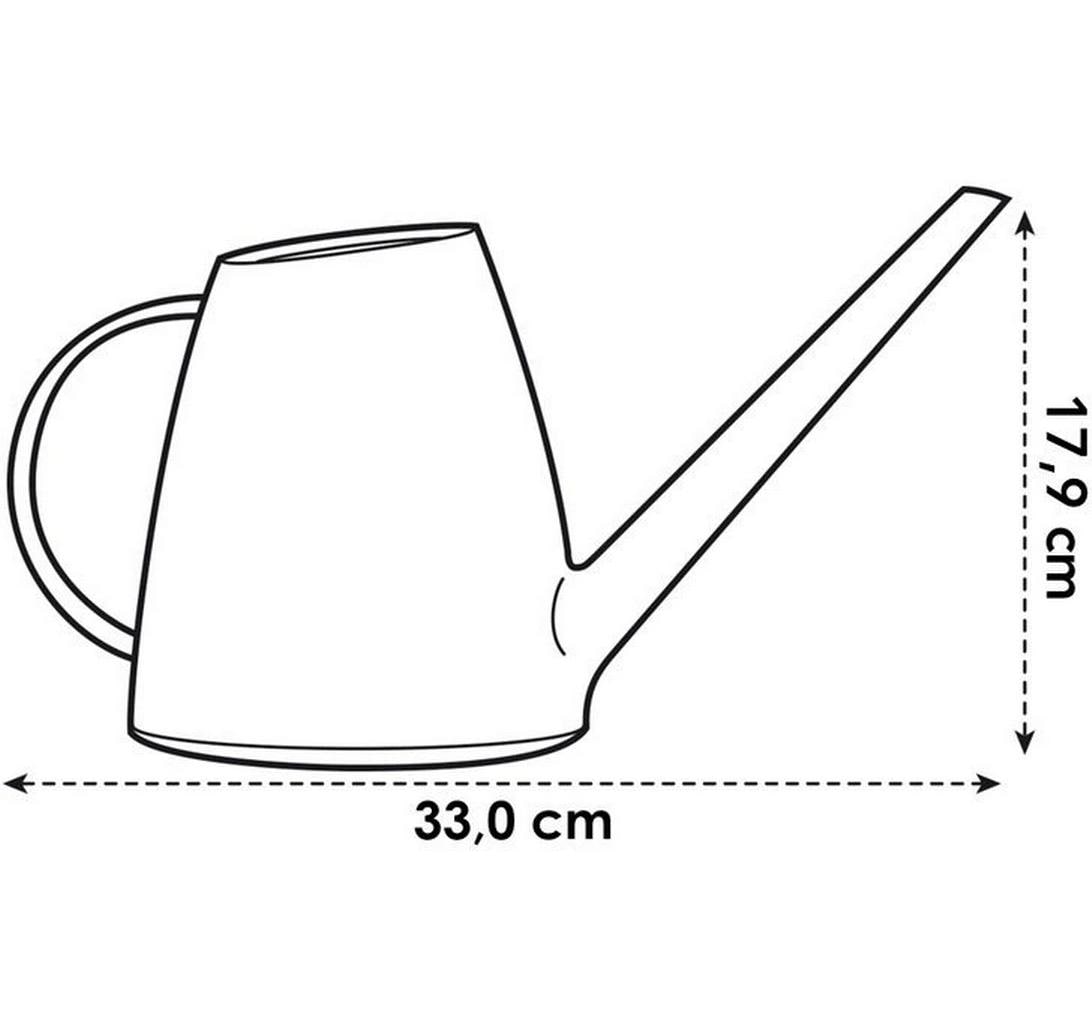 Elho Giesskanne Brussels – 1,8 l – Recycling-Kunststoff, Grün