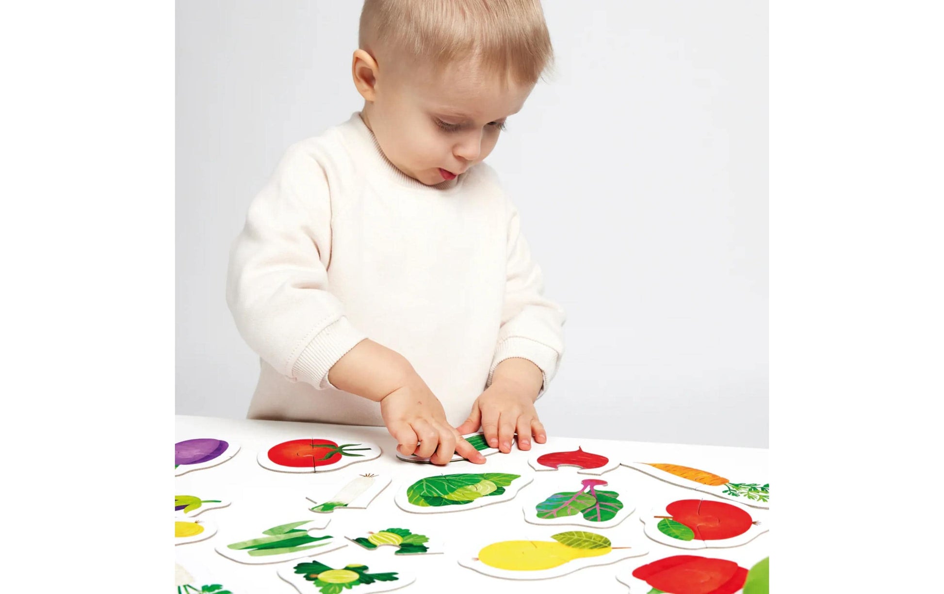 Banana panda Puzzle My First Fruits & Veggies – Logikspiel, ab 1,5 Jahren, mehrsprachig