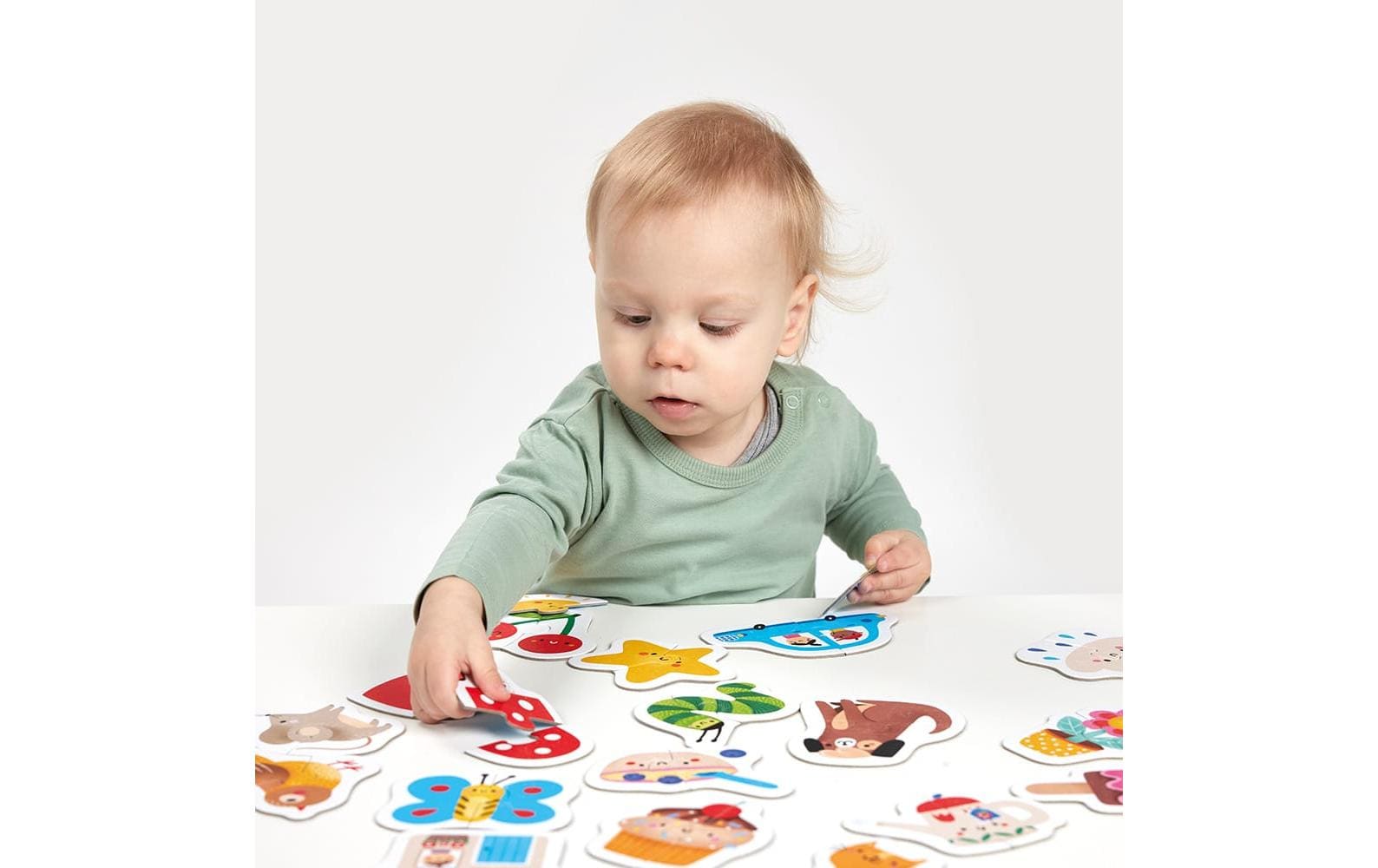 Banana panda Puzzle My First Happy Pairs – Tiere – 19 Teile – 50,8 cm – ab 1,25 Jahren – Karton