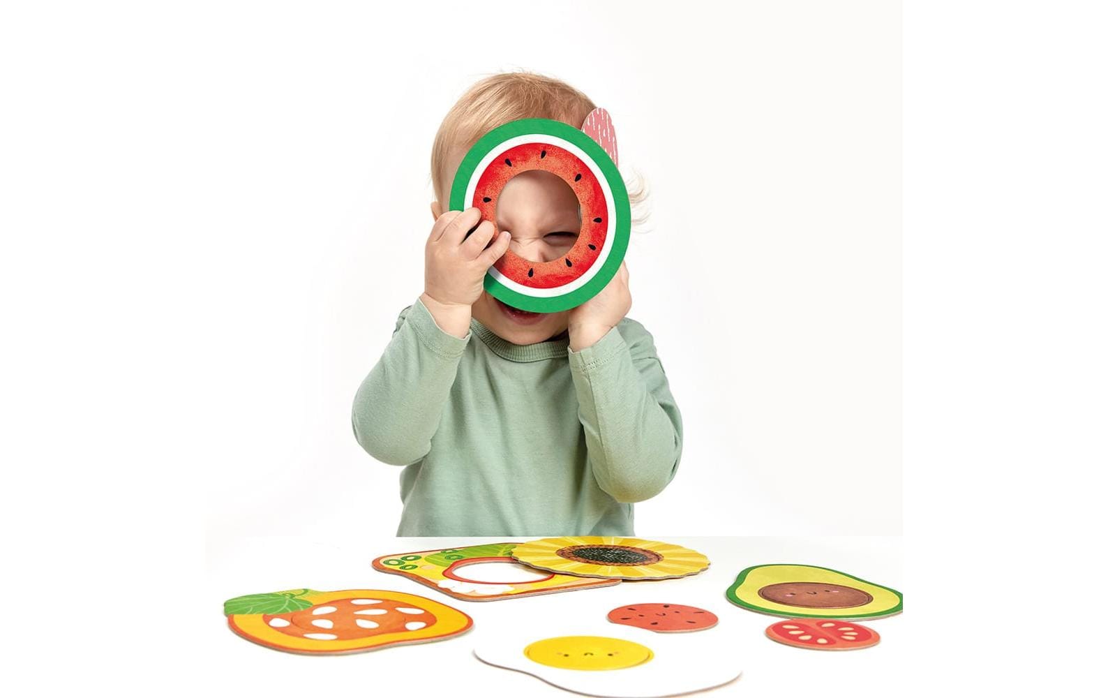 Banana panda Puzzle Alltagsmotive – 14 Teile – 14,5 cm – ab 1 Jahr – Karton