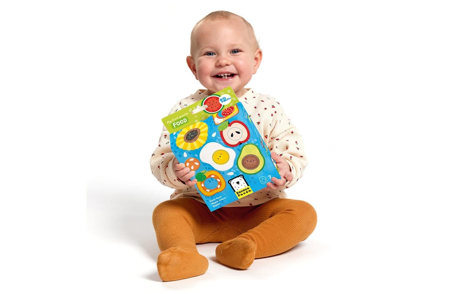 Banana panda Puzzle Alltagsmotive – 14 Teile – 14,5 cm – ab 1 Jahr – Karton