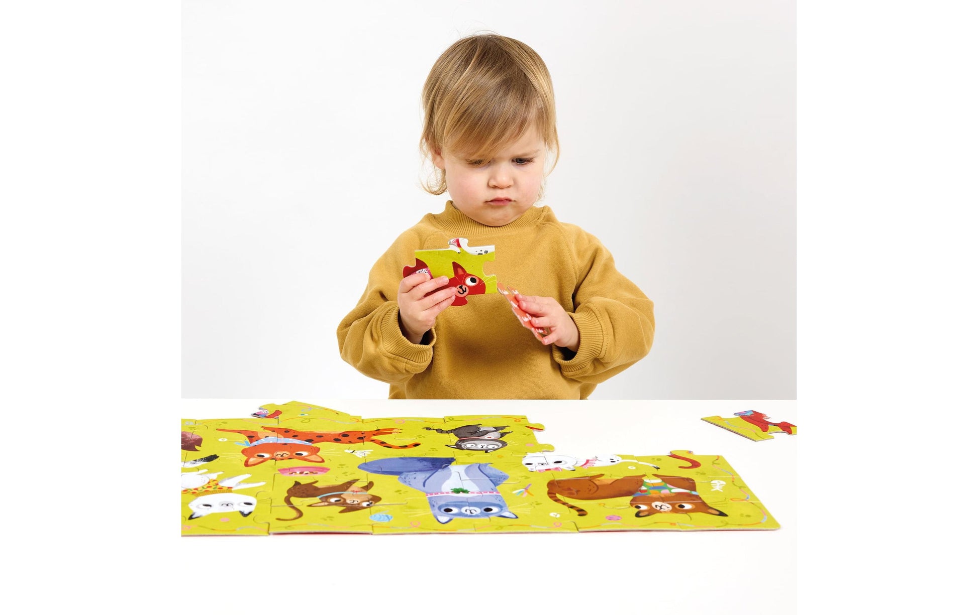 Banana panda Puzzle I Love Cats – Logikspiel, ab 3 Jahren, EN
