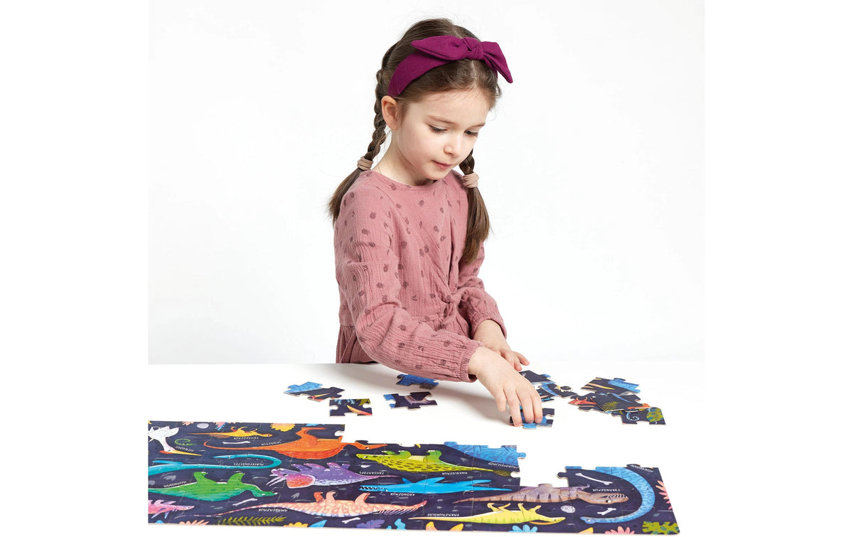 Banana Panda Puzzle I Love Dinosaurs – Logikspiel, ab 4 Jahren, EN/mehrsprachig