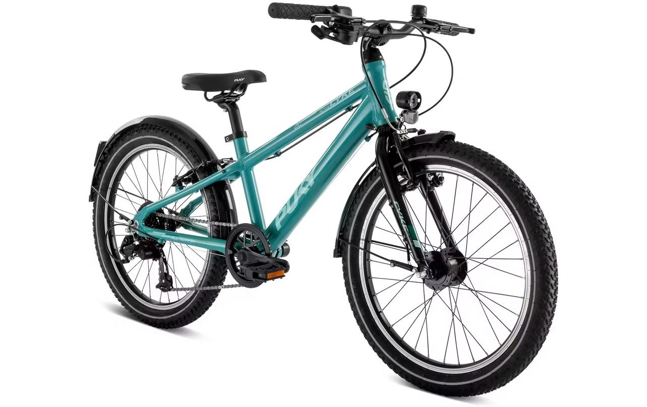 Puky CYKE 20 ACTIVE 7-Gang – Fahrrad – 20", Aluminium, Schwarz/Türkis
