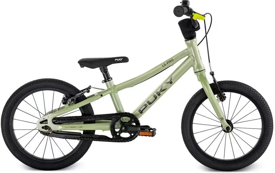 Puky LS-PRO Kinderfahrrad – 16″, Felgenbremse, Luftreifen – ab 3 Jahren – Aluminium – Mint/Anthrazit