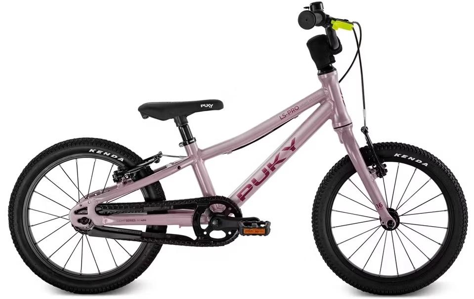 Puky Kinderfahrrad LS-PRO 16 Alu – Felgenbremse, höhenverstellbar, Luftreifen – 16" – Hellrosa