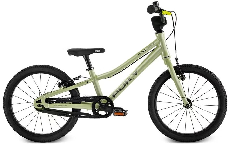 Puky LS-PRO 18 Kinderfahrrad – Felgenbremse, Luftreifen – 18" – ab 4 Jahren – Aluminium – Mint/Anthrazit