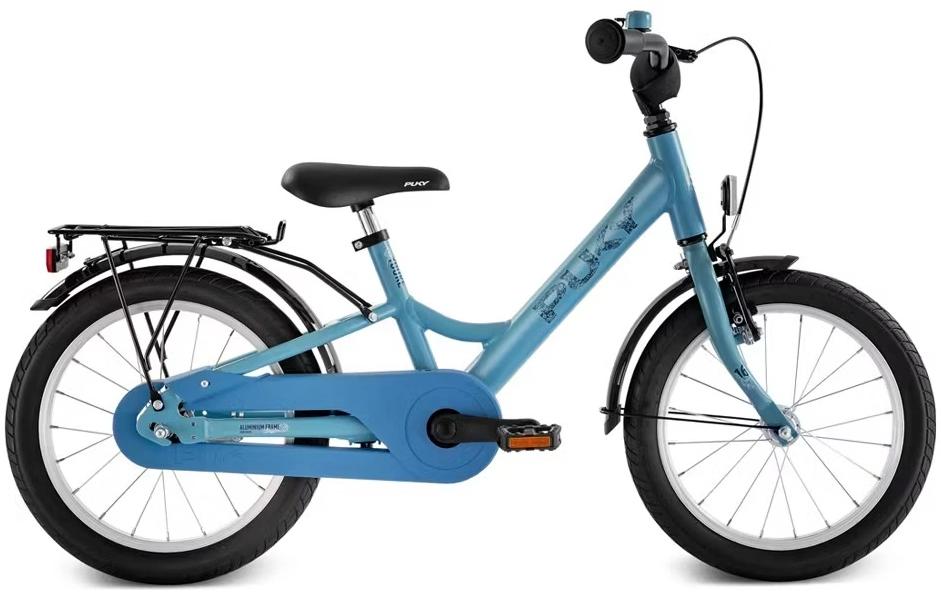 Puky YOUKE Kinderfahrrad – 16″, Felgenbremse, Luftreifen – ab 4 Jahren – Aluminium – Blau