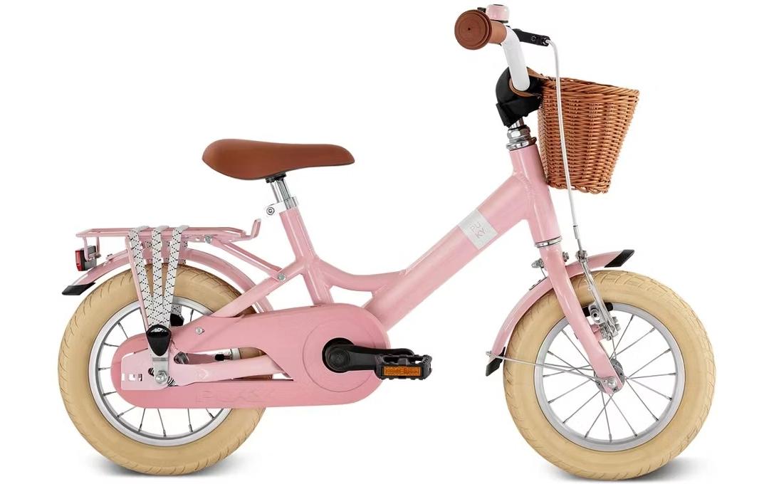 Puky Youke 12 Classic Kinderfahrrad – 12″, Aluminium, Felgenbremse – ab 3 Jahren – rosa