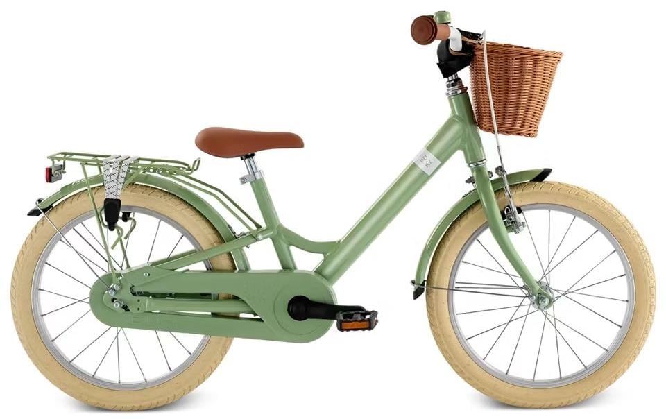 Puky Kinderfahrrad YOUKE 18 Classic – Rücktritt- & Felgenbremse – 18", Aluminium, 8,7 kg – Grün