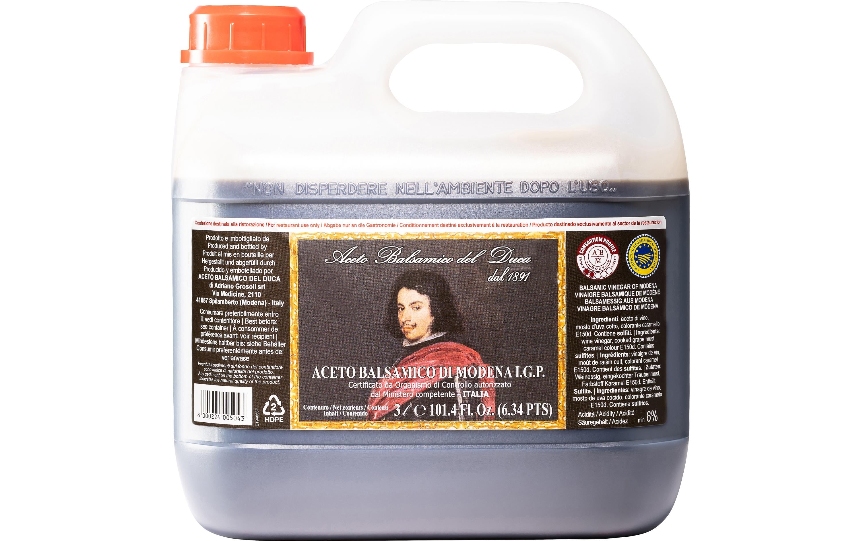 Del Duca Balsamico Modena Gold Cap – 2×3 l