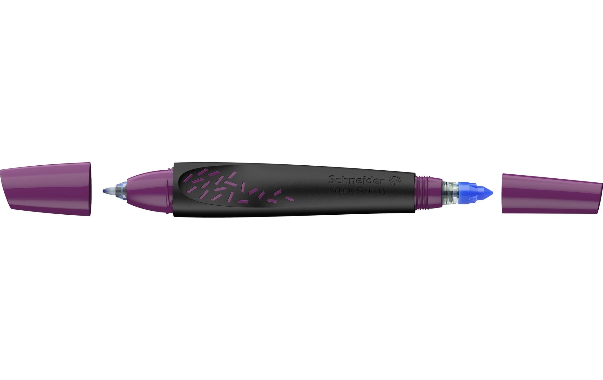 Schneider AG Schneider Breeze – Tintenroller, 0,5 mm, Blau, radierbar, Kunststoff, Schwarz/Blau
