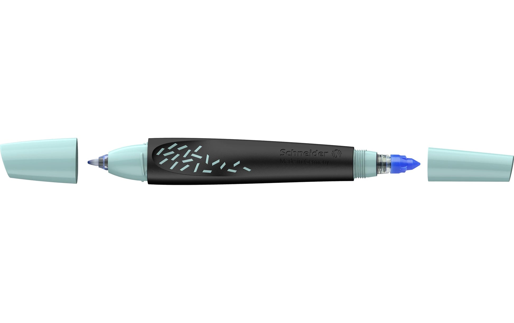 Schneider AG Schneider Breeze – Tintenroller, 0,5 mm, Blau, radierbar, Kunststoff, Schwarz/Blau