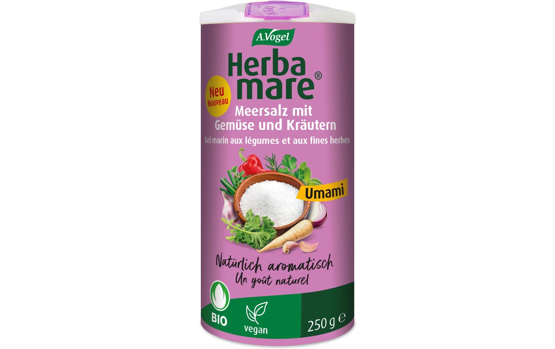 A.Vogel Herbamare Kräutersalz Umami, Bio – 250 g