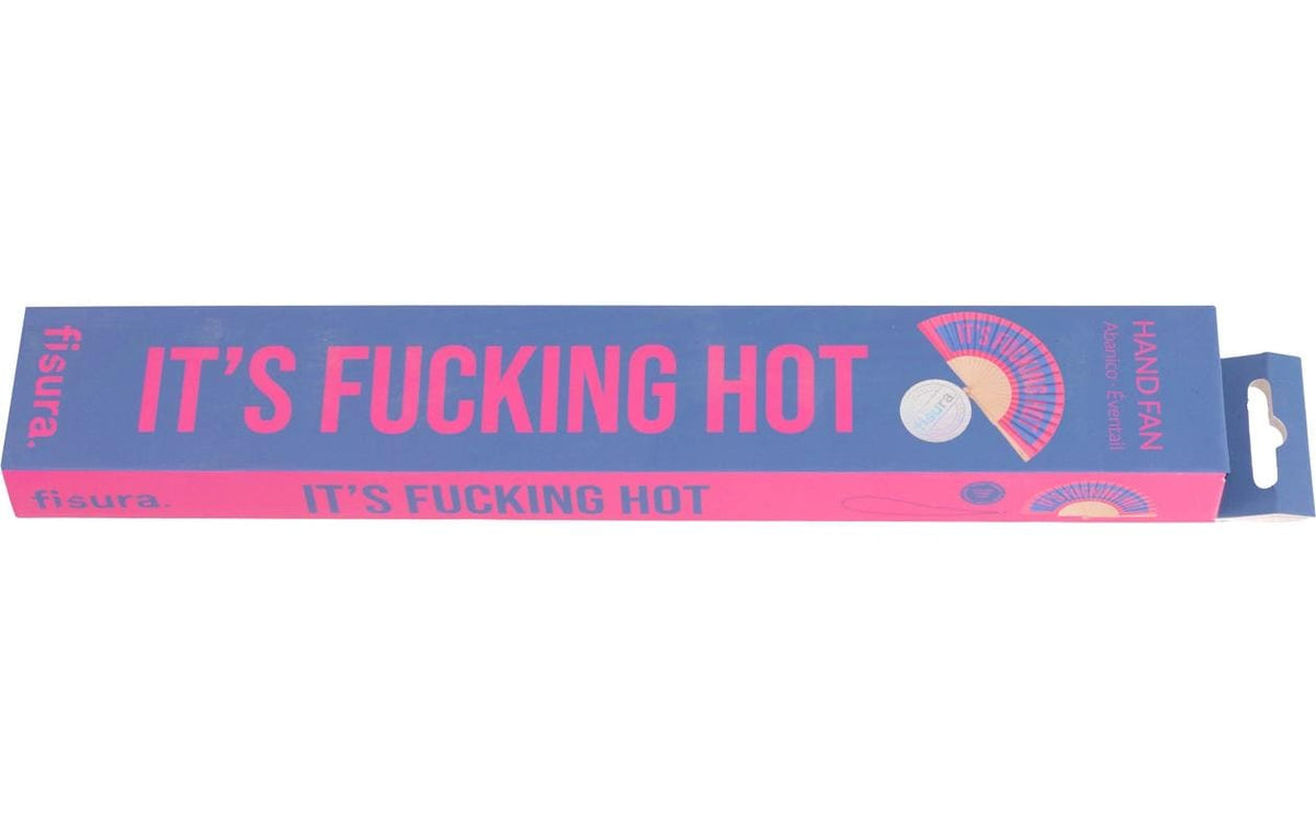 Fisura Fächer – 60 g – blau, rosa – Holz, Polyester (PES)