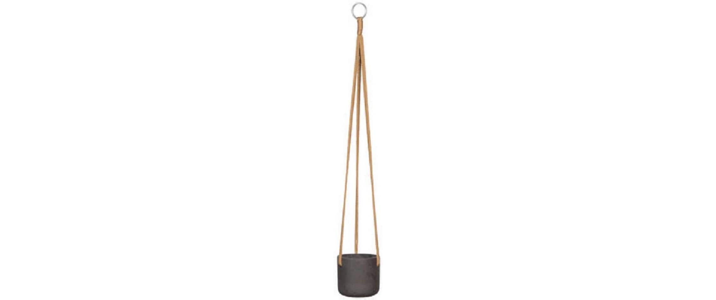 Pottery pots Schale – Glasfaser & Sand & Zement, schwarz – Ø 11 × 9,9 cm