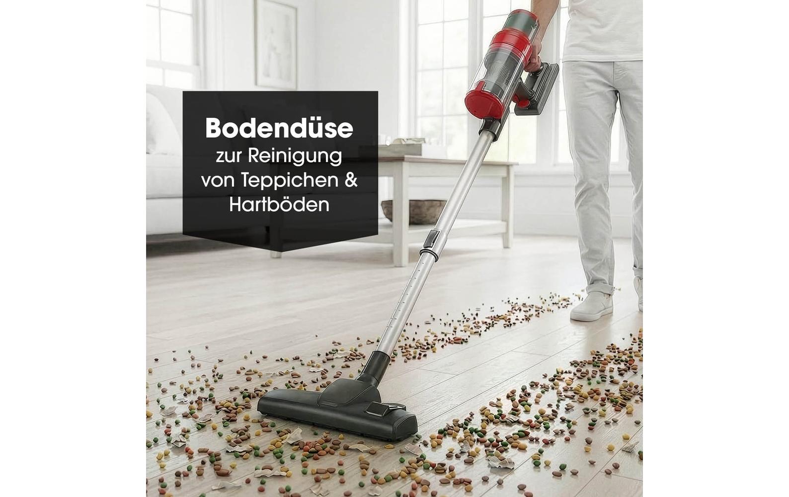 Cleanmaxx Akkustaubsauger 2-in-1 – 35 min, Behälter 1,00 l