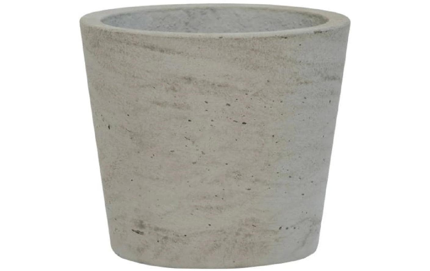 Pottery pots Mini Bucket – Pflanzentopf – für Ø 10,5 × 9 cm – Glasfaser & Sand & Zement, Grau