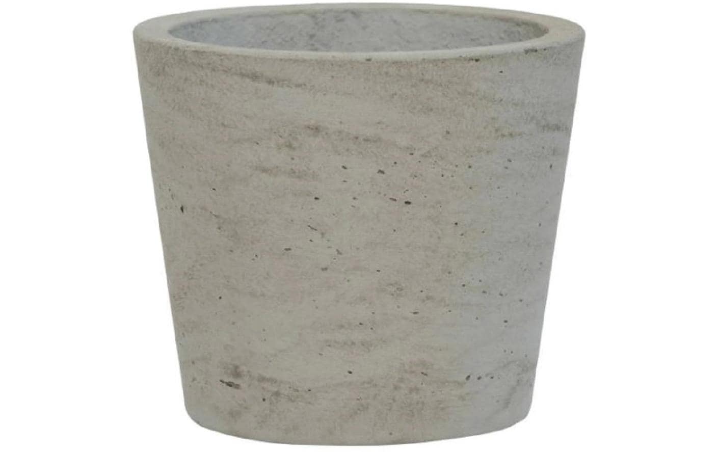 Pottery pots Schale – Glasfaser & Sand & Zement, grau – Ø 8,6 × 7,2 cm