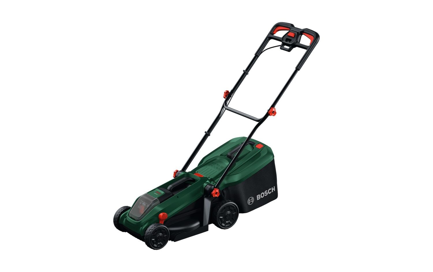 Bosch ROTAK18V-32 Akku-Rasenmäher – 18 V – Schnittbreite 32 cm – Fangkorb 35 l – Solo – POWER FOR ALL