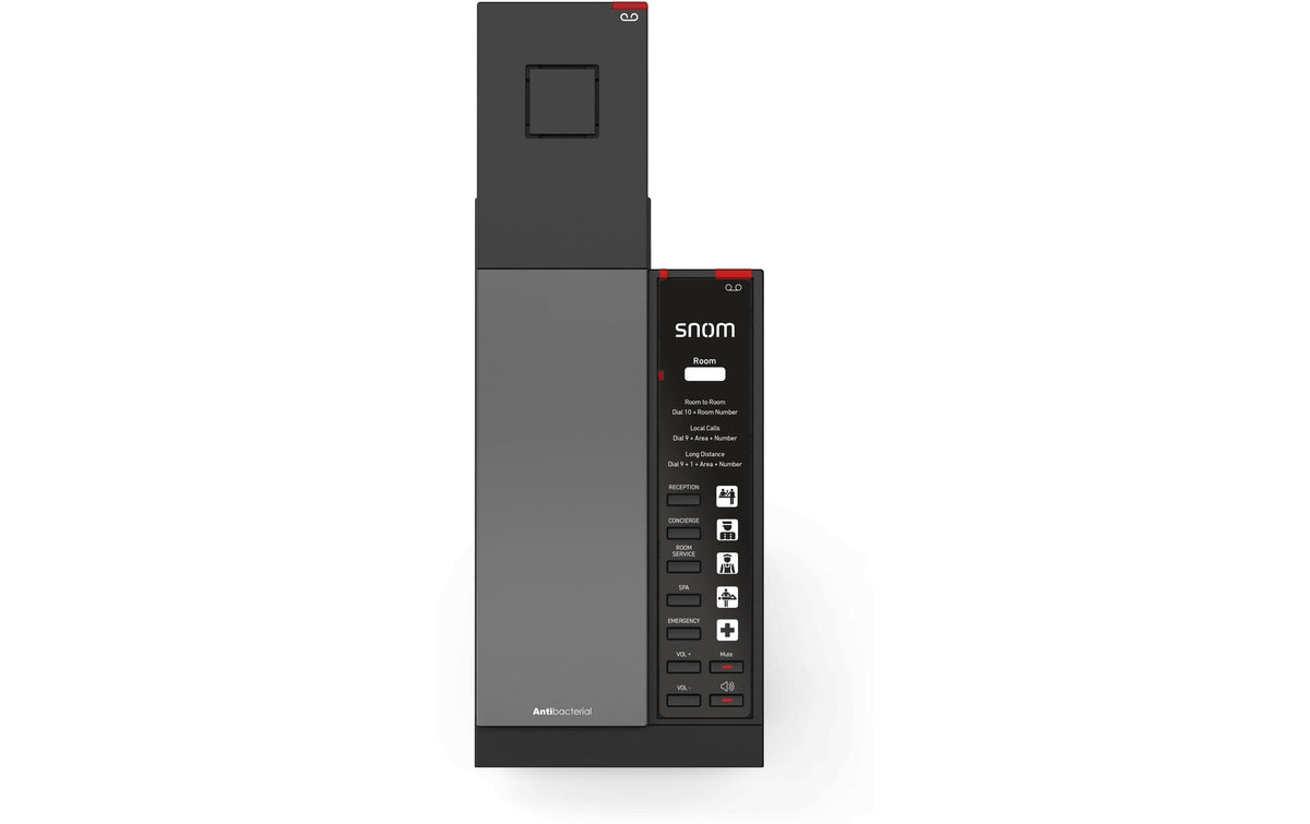 Snom HD340A – Analogtelefon, Freisprechen, Schwarz