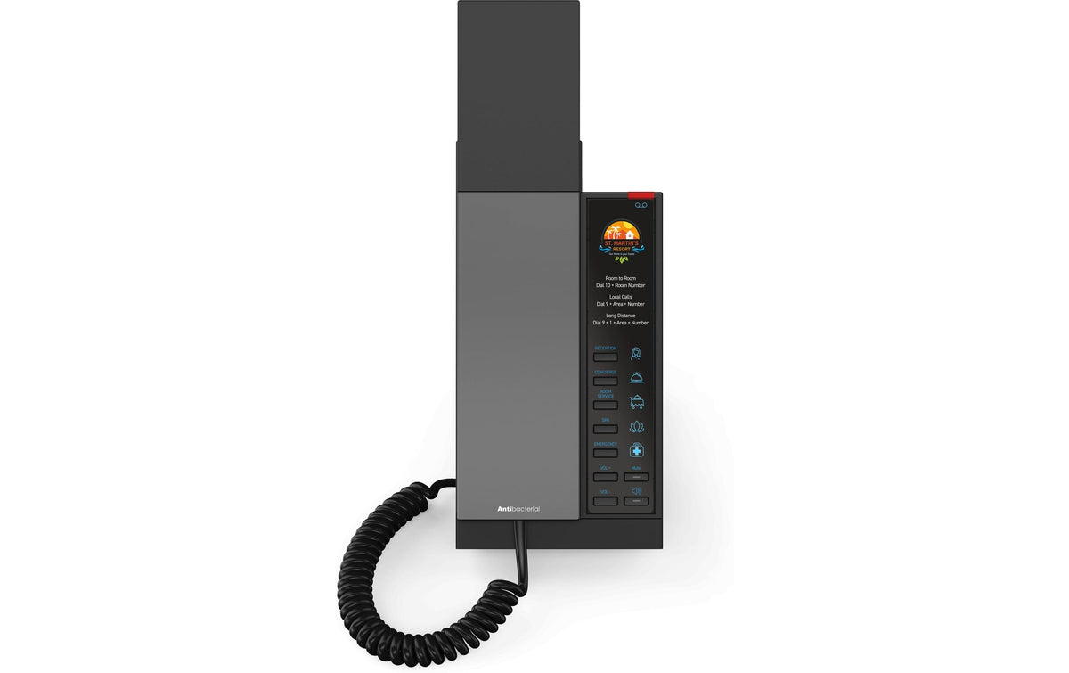 Snom HD340 – IP-Telefon, 1 SIP-Konto, PoE, Schwarz