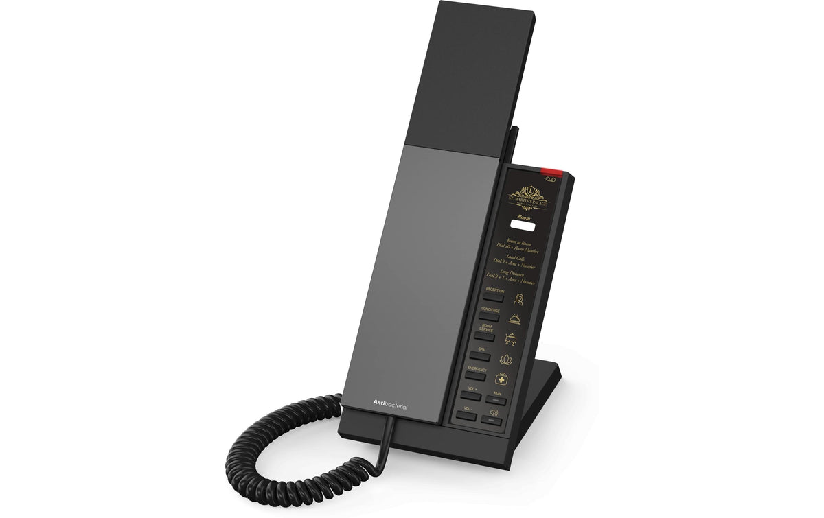 Snom HD340 – IP-Telefon, 1 SIP-Konto, PoE, Schwarz