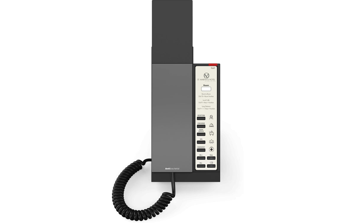 Snom HD340 – IP-Telefon, 1 SIP-Konto, PoE, Schwarz