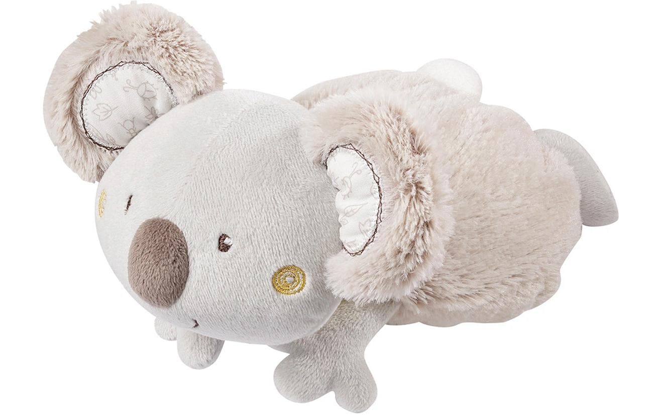 Fehn Wärmetier Koala – Plüsch, Traubenkerne, Grau